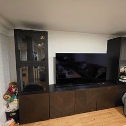 Ikea Besta Storage/TV Stand Combination