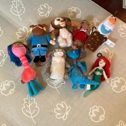 Lot Of Assorted Plush Dolls 