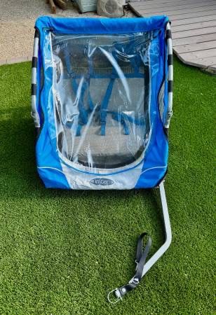INSTEP 2 Seat kid child bike trailer great all accessories included!
