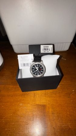 SEIKO 5 Black Dial Black Canvas Automatic Men's Watch