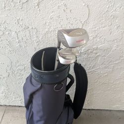 Woman's Golf Clubs And Bag