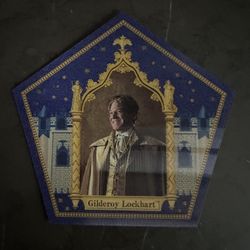 Universal Wizarding World of Harry Potter Gilderoy Lockhart Chocolate Frog Card