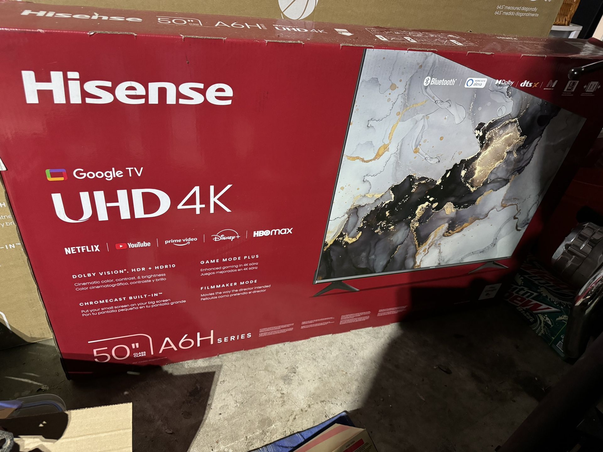 50 Inch Ultra High Def Google TV - Brand New
