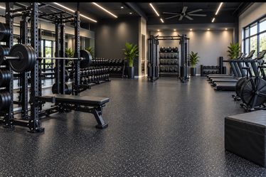 RUBBER FLOORING GYM FLOOR - Stall Mats Mat Matting Underlayment Subfloor cushion