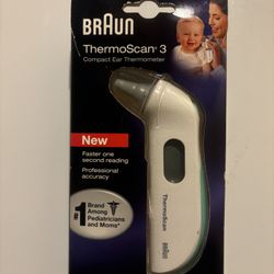 Braun ThermoScan 3 Ear Thermometer (new)
