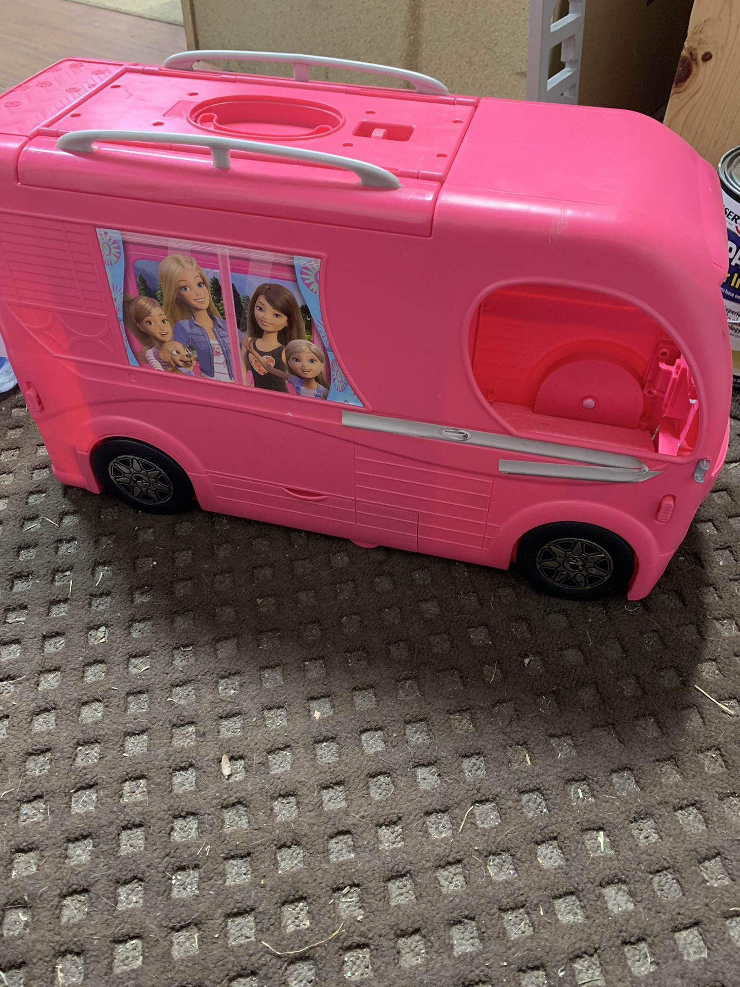 Barbie pop up camper