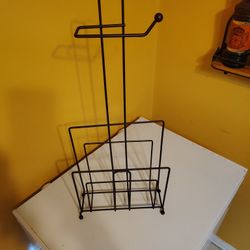Toilet Paper And Magazine Holder