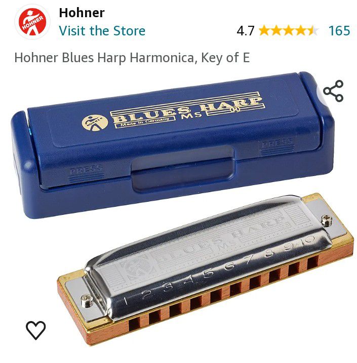 Hohner Blues Harp - Hohner Diatonic Harmonica

