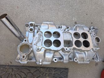 Edelbrock sbc dual carb c26 intake