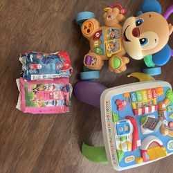 Toddler Toys-bear Activity walker&activity Table