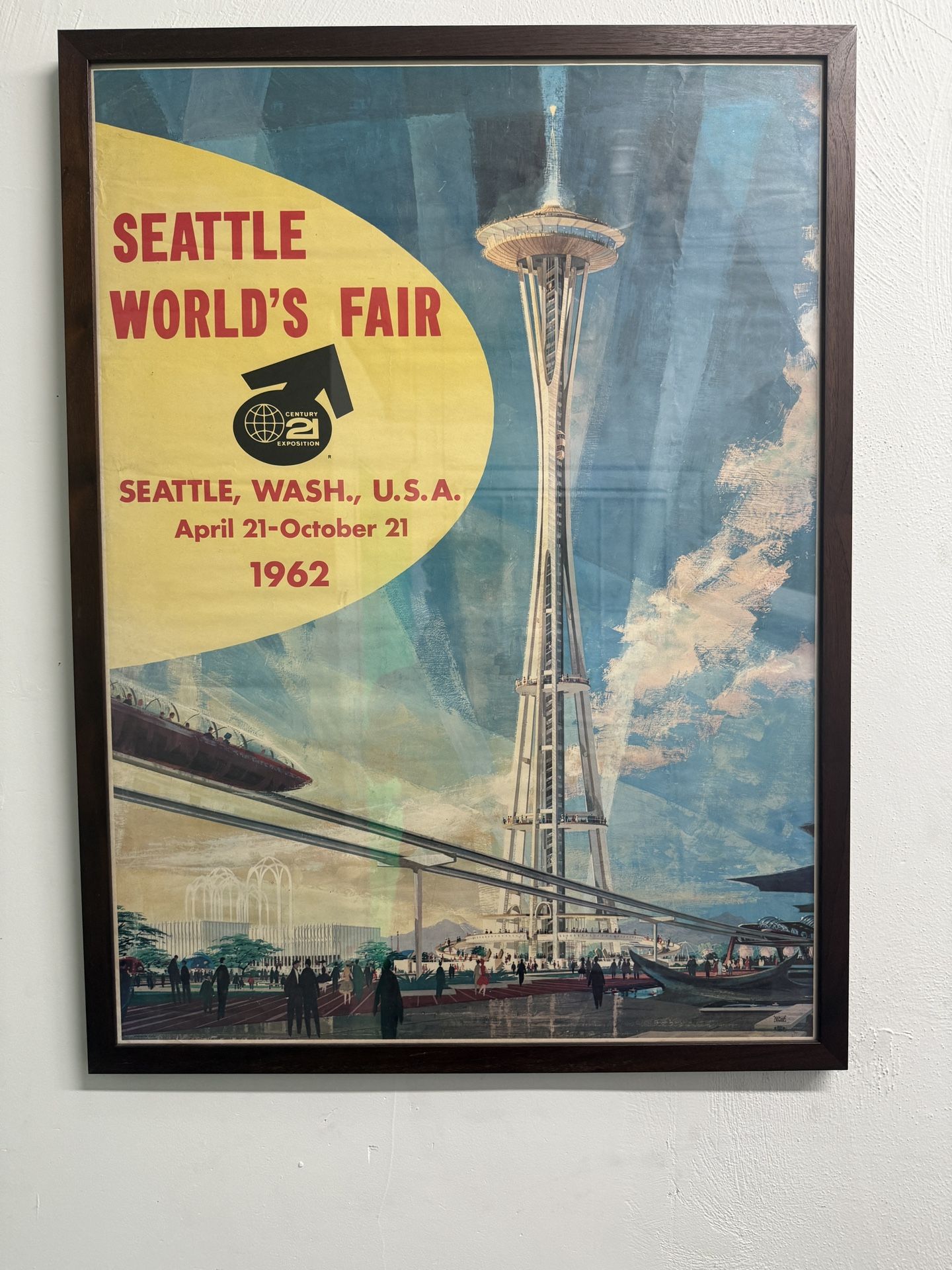 Earle Duff, Original 1962 Worlds Fair Print