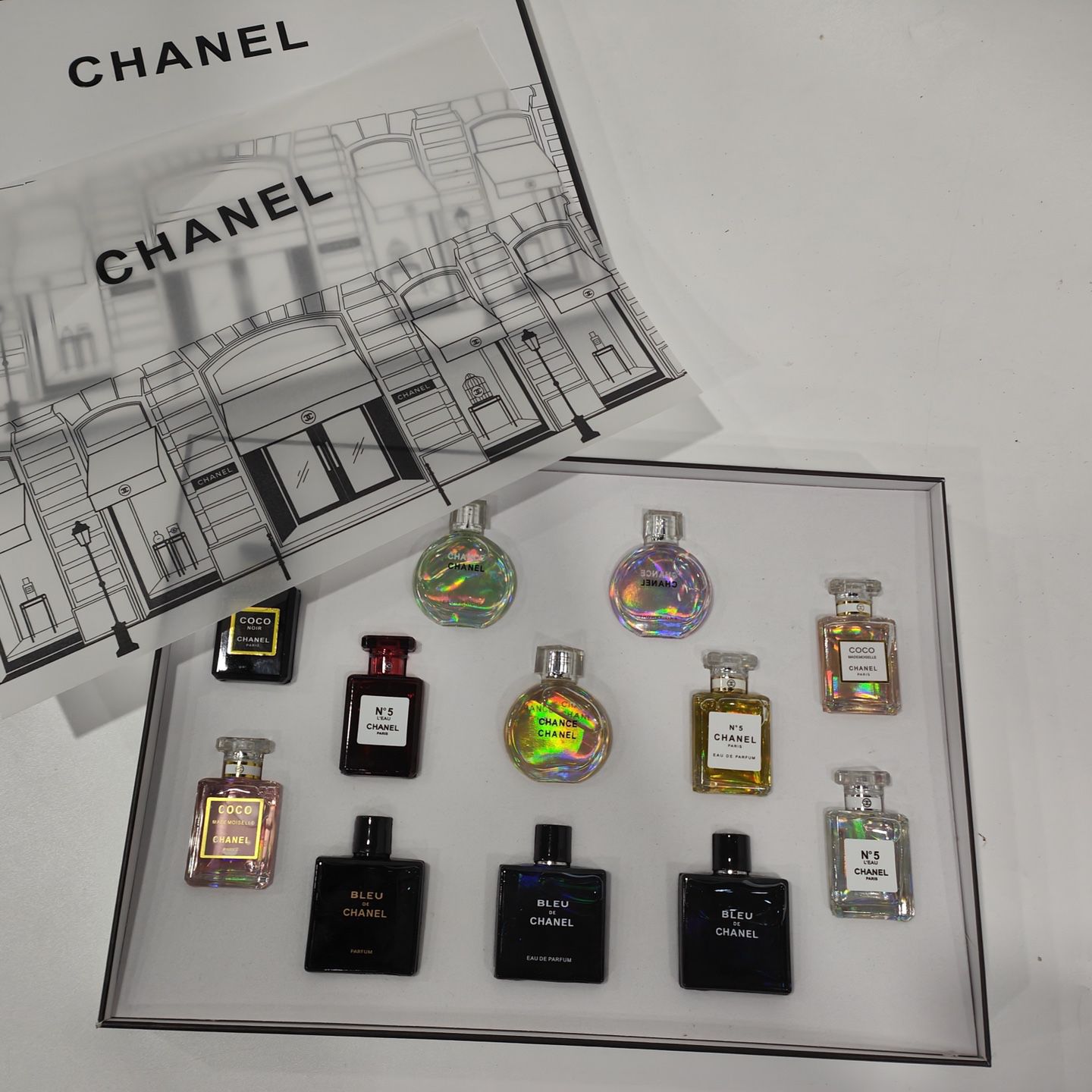 chanel perfume samples set