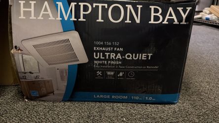 Hampton Bay Ultra-Quiet Bathroom Exhaust Fan (Model 1004 156 152)