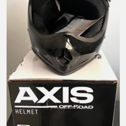 Axis Off Road DOT Helmet YOUTH (Adult Medium) A-601 Multi-density EPS shell liner NEW