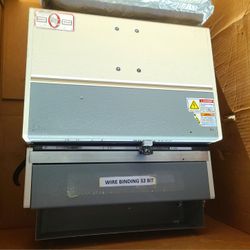 Rhin-O-Tuff Heavy-Duty 3:1 Die Industrial Electric Paper Punch HD7000 