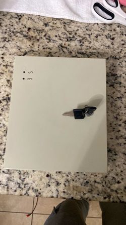 Metal Security Box with Key Lock