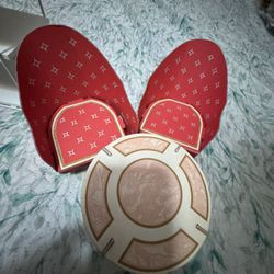 1962-3 BARBIE DOLL FASHION SHOP CARDBOARD CHAIR MATTEL FURNITURE RED