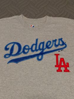 Los Angeles Dodgers grey Majestic 2XXL T-Shirt