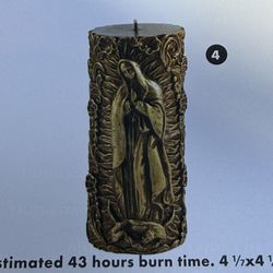 Home Interiors Vela Virgen De Guadalupe Aroma Rosas