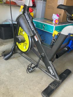 Training bike exercise