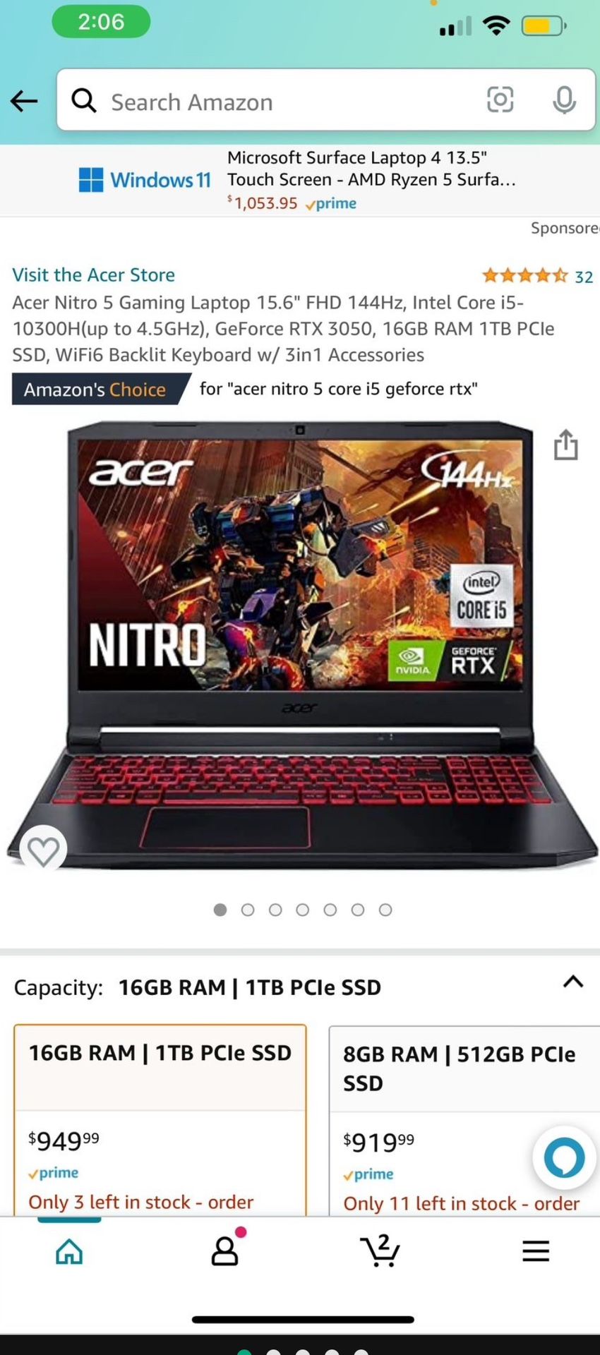 Acer Nitro 5
