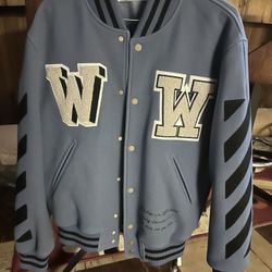 Off White Varsity Jacket Virgil Spring Summer 2021
