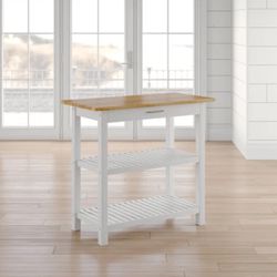 Solid Wood Kitchen island, Prep Table 