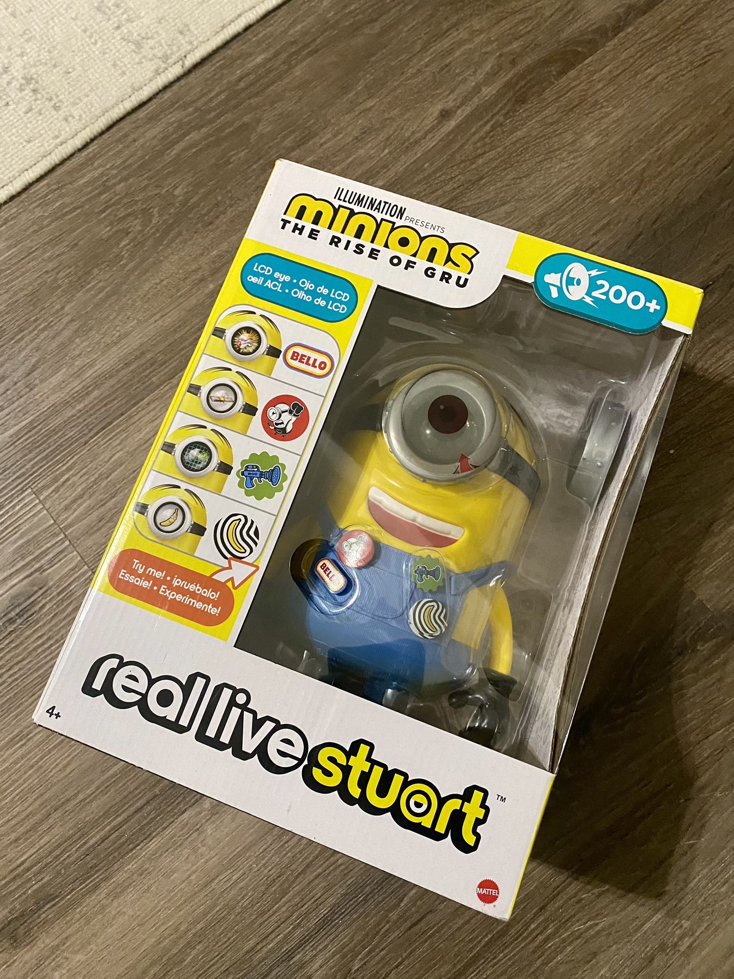 Mattel Minions The Rise of Gru Real Live Stuart 7 Inch Kid’s Toy