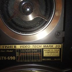 3 1/2 ' X 1 1/2 ' Fisher Speakers