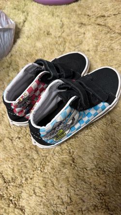 Vans Kids High-Top Velcro Sneakers