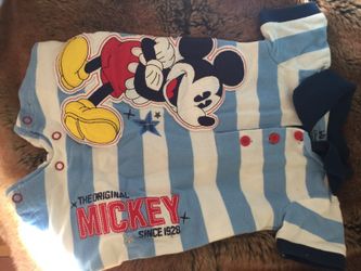 Newborn Mickey onesie