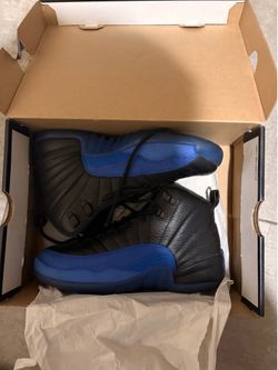 BLACK AND BLUE JORDANS