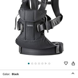  Baby Carrier, Mesh, Black, One Size 