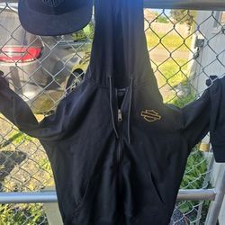 Harley Davison Coat Hat Bundle