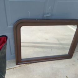 Old Wood Mirror 30x48