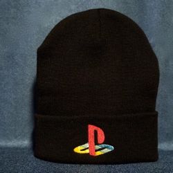 Playstation Logo Embroidered Beanie | PlayStation Skull Cap