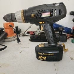 Craftsman High Power 24V Cordless Drill with Battery and Charger 