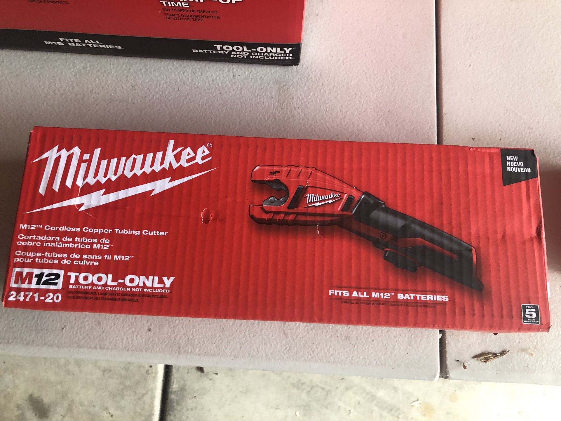 Brand New Milwaukee M12 12V Lithium-Ion Cordless Copper Tubing Cutter (Tool-Only)