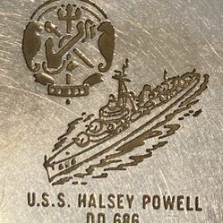 Vintage Zippo USS Halsey Powell DD-686 Destroyer