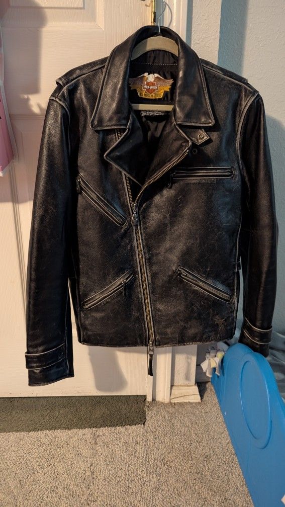 Vintage Harley Davidson Leather Jacket