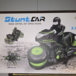Remote Control Stunt Motorcycle 
