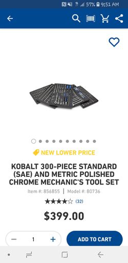 Kobalt tools set 300 pieces