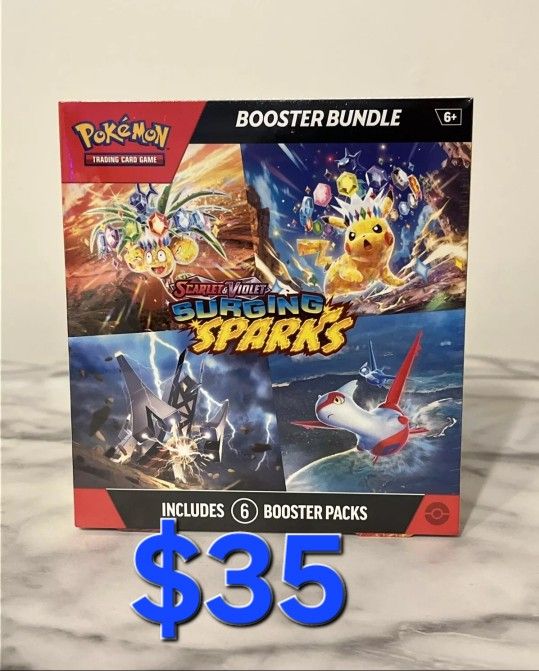 Surging Sparks Booster Bundles Sealed
