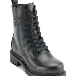 DKNY Rommily Lace-Up Combat Boots – Women’s US 11