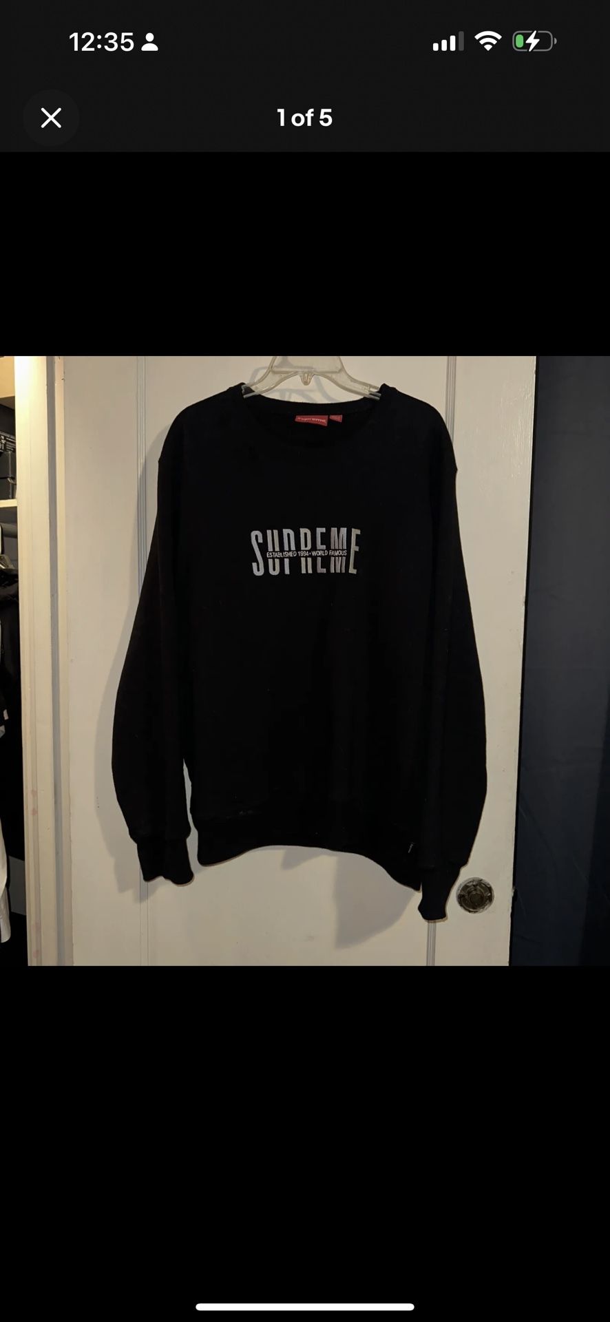Supreme Crewneck large
