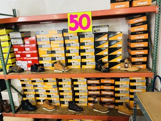 Real Leather Work Boots $50 All Sizes Available 