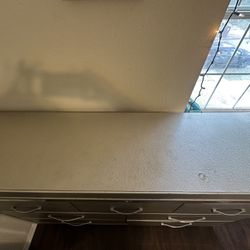 Modern Mirrored Dresser w/ Mirror