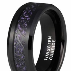 COI black Tungsten Carbide Ring 