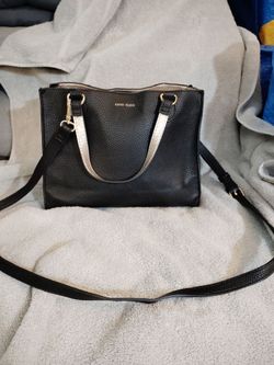 Anne Klein black Pebbled Leather bag