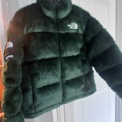 Supreme x The North Face Fur Nuptse Jacket 
